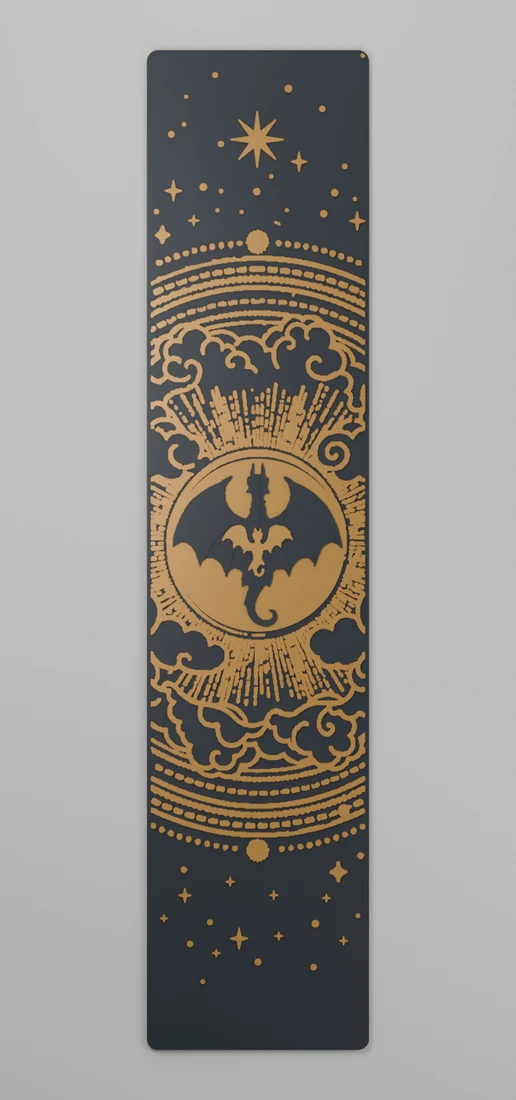 Violet · Drachen-Lesezeichen mit Relief · Ansicht 2