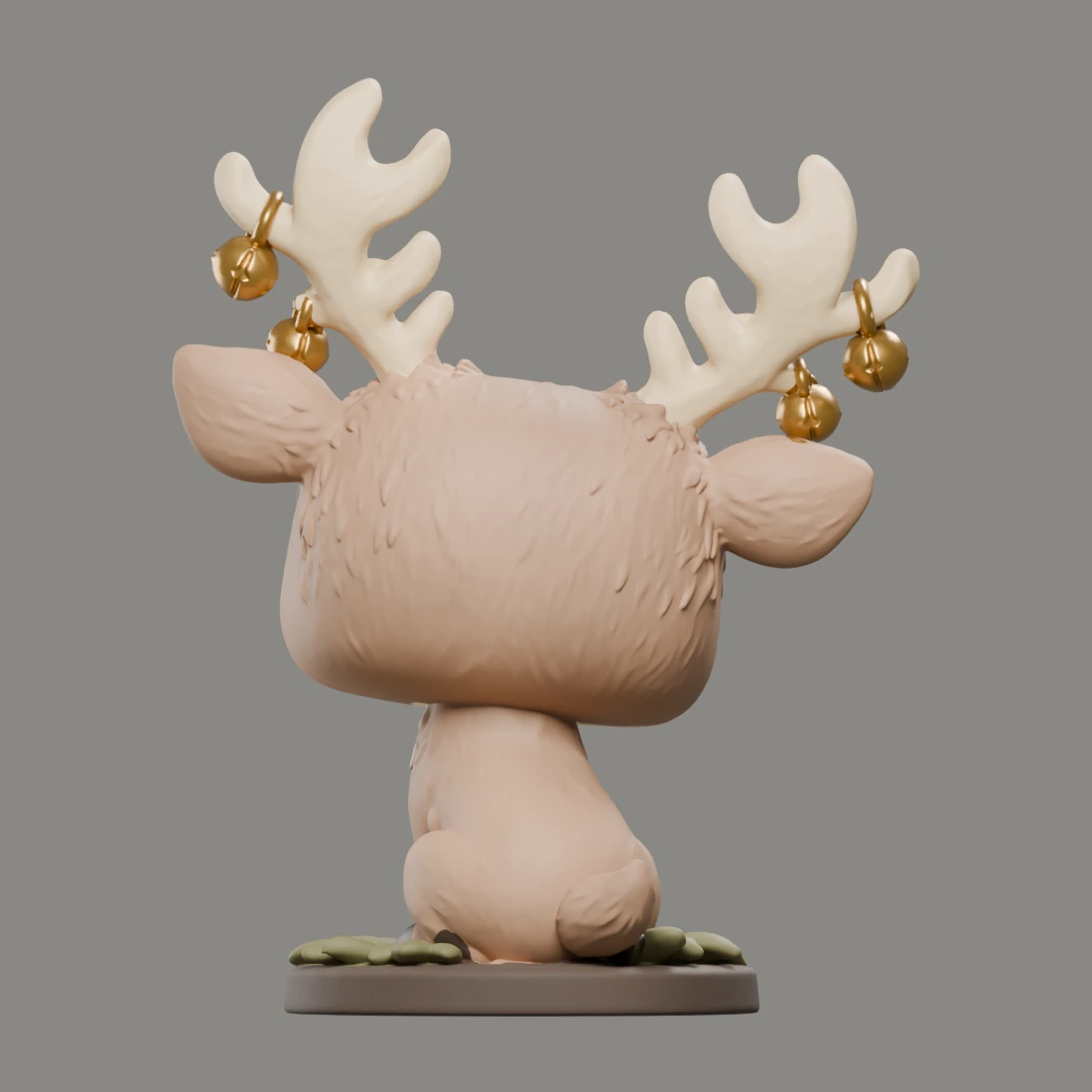 Hirsch mit Glöckchen · Funko-Stil · Ansicht 3