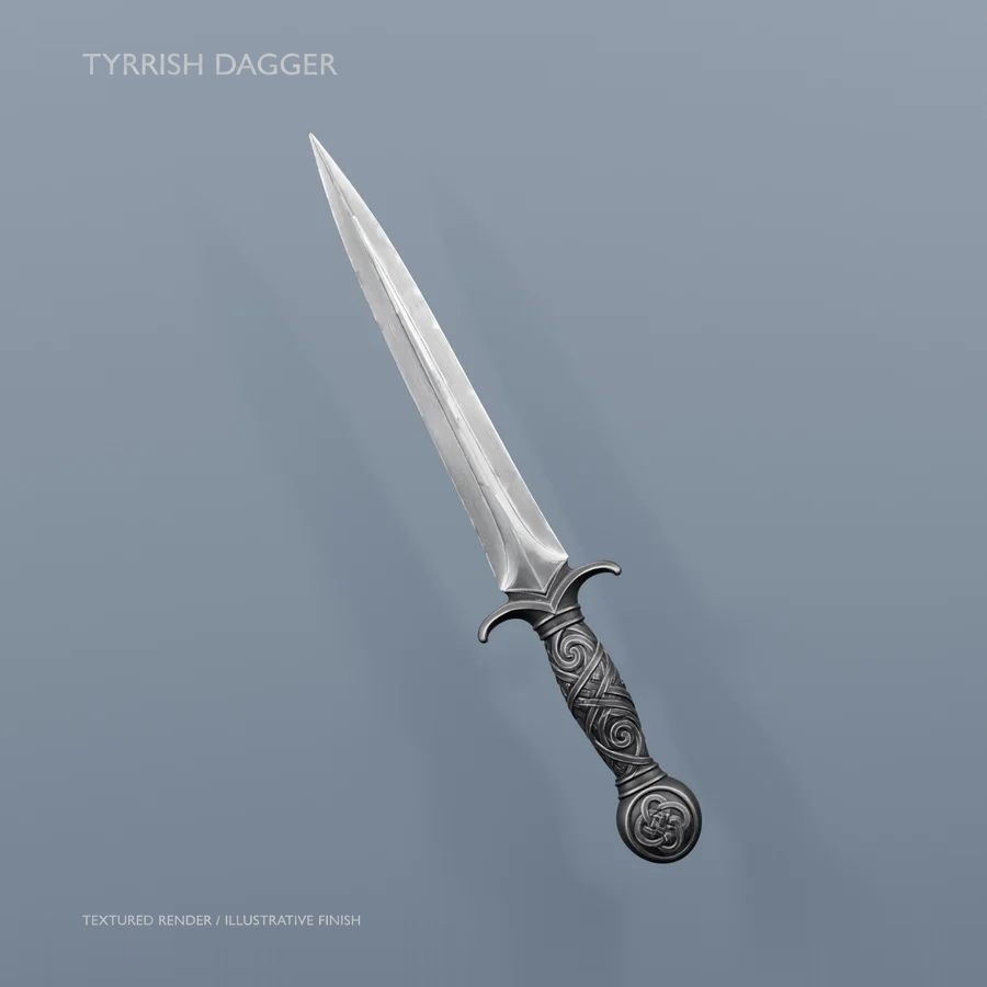 Tyrrischer Dolch · Knotengriff · Ansicht 1