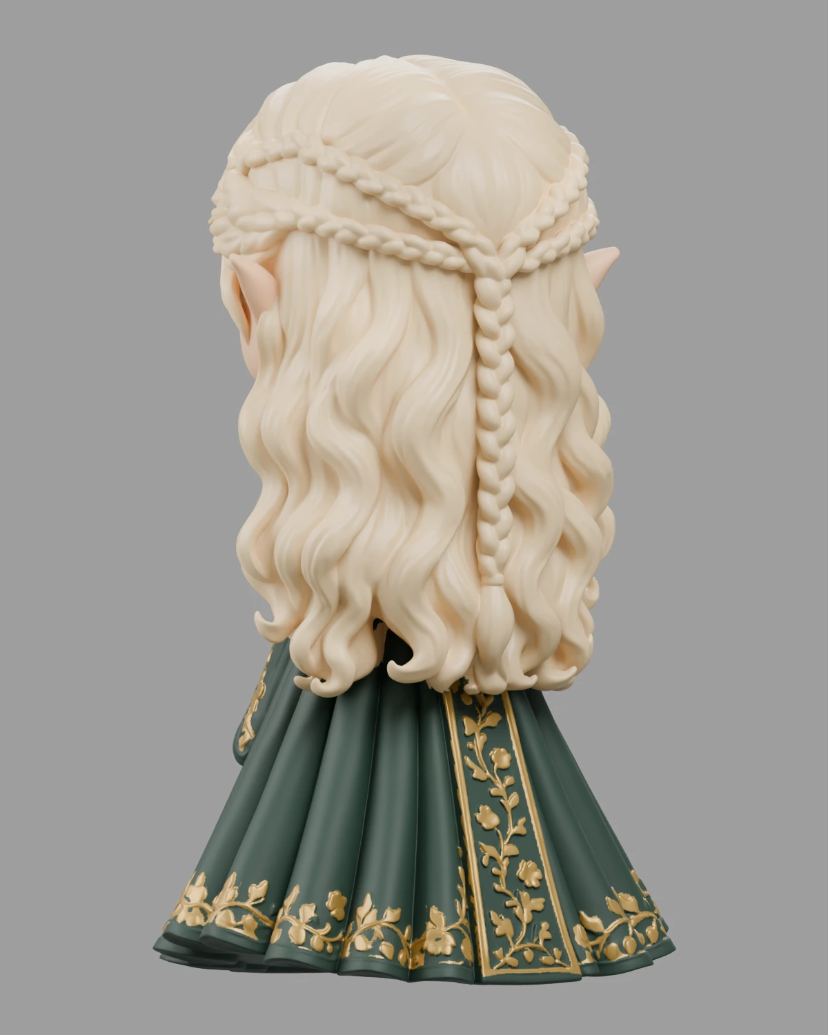 Everlayne · Grün-goldenes Kleid · Ansicht 8