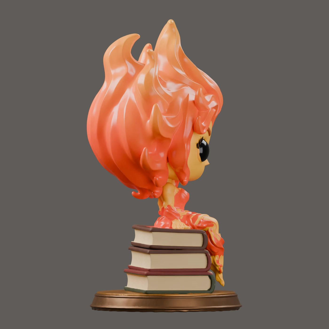 Lehabah · Flammen und Bücher im Funko-Stil · Ansicht 6