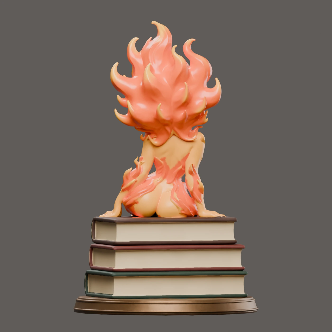 Lehabah · Feuergeist auf Büchern · Ansicht 3