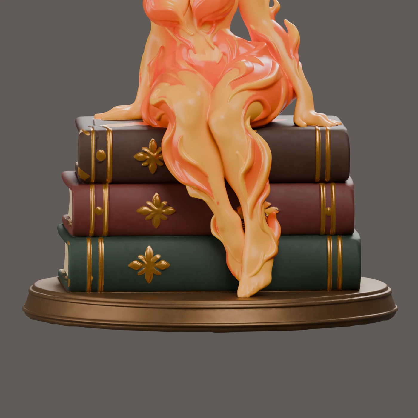 Lehabah · Feuergeist auf Büchern · Ansicht 7