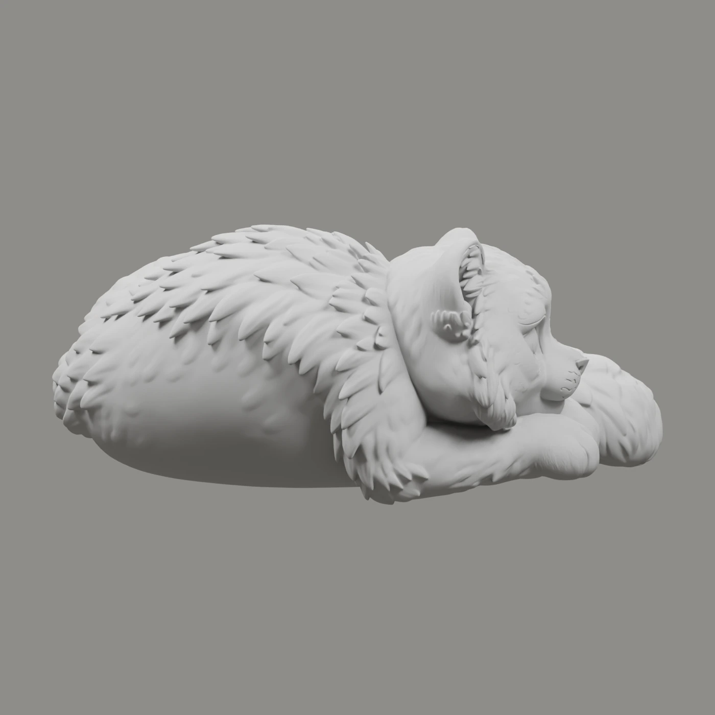 Geisterleopard · Ruhepause · Ansicht 10