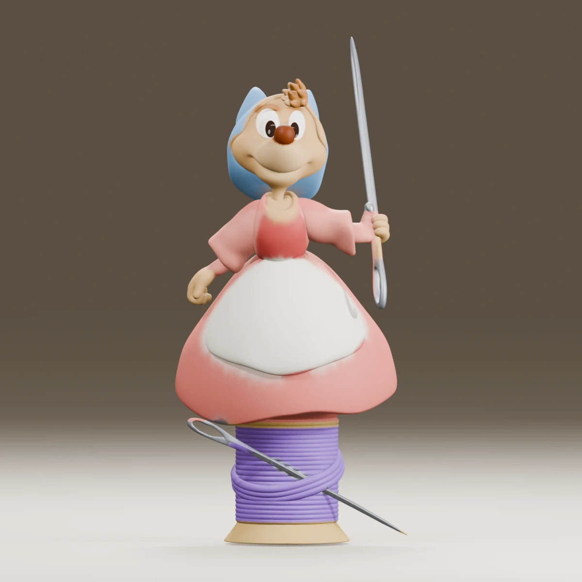 Mary · Nähende Maus · Ansicht 1