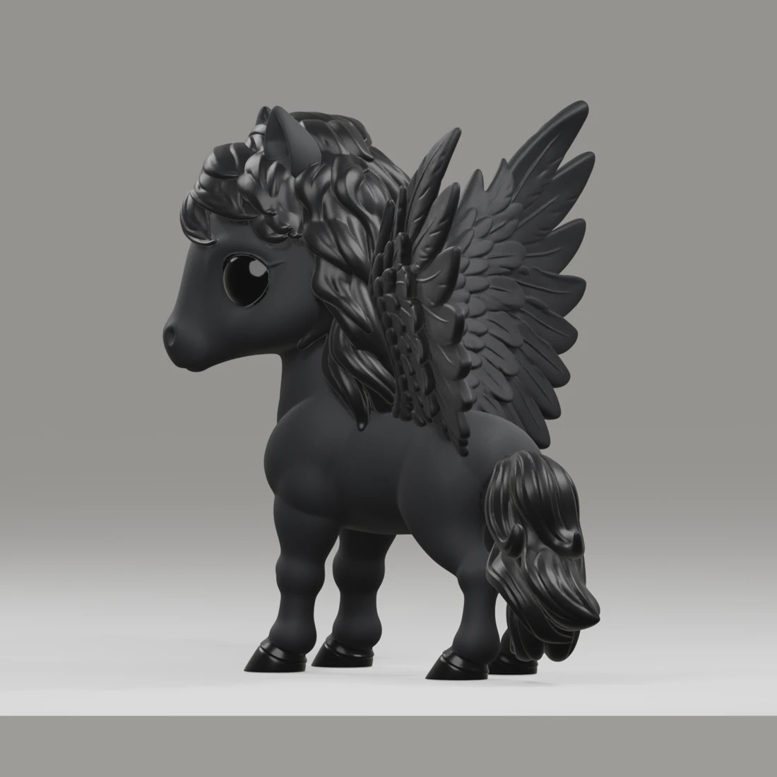 Meallan · Schwarzer Pegasus · Ansicht 4