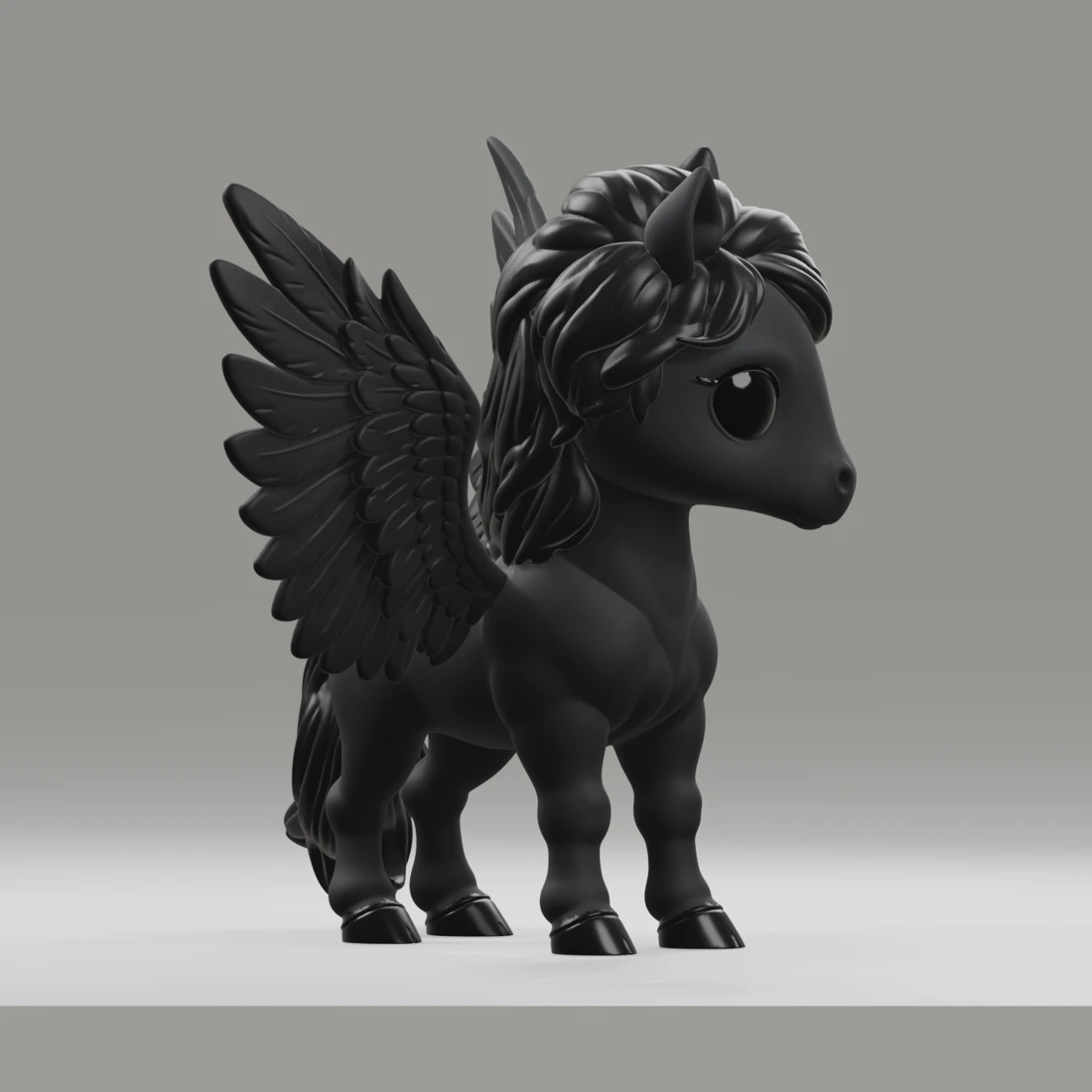 Meallan · Schwarzer Pegasus · Ansicht 5
