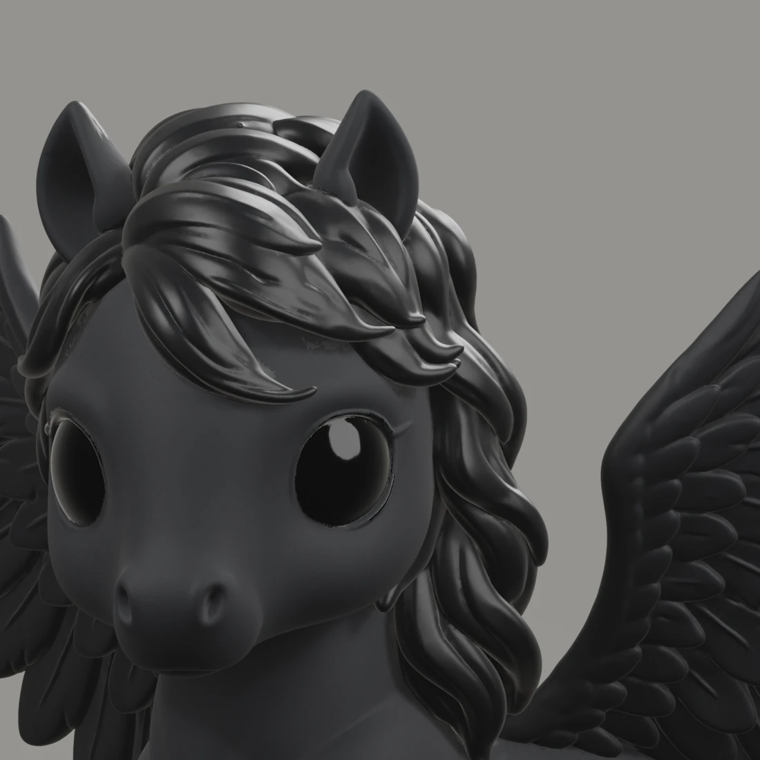 Meallan · Schwarzer Pegasus · Ansicht 6