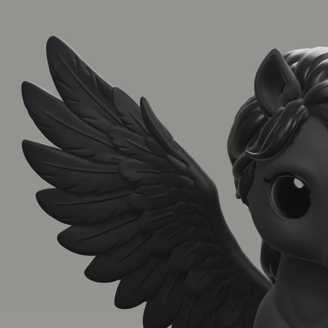Meallan · Schwarzer Pegasus · Ansicht 7