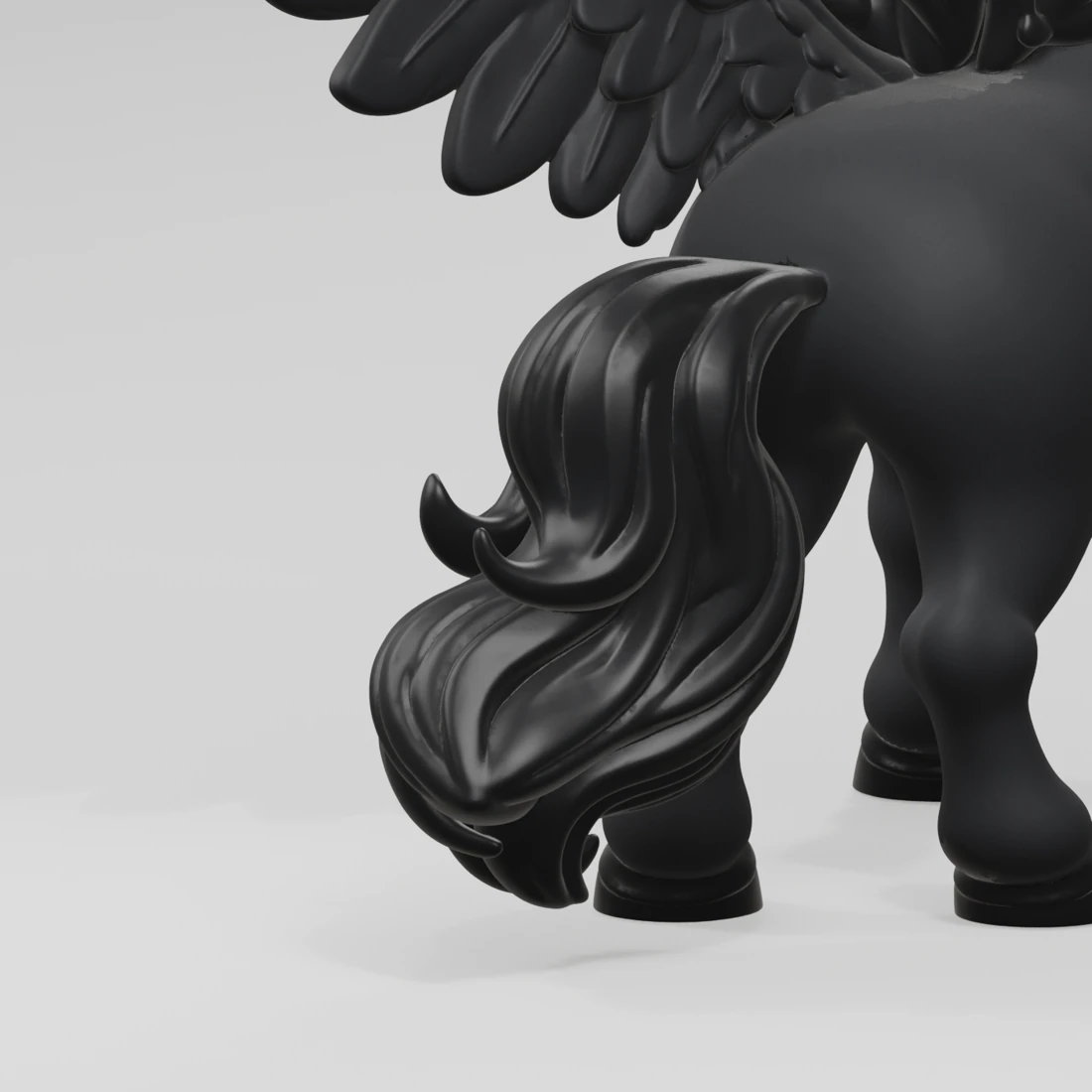 Meallan · Schwarzer Pegasus · Ansicht 9