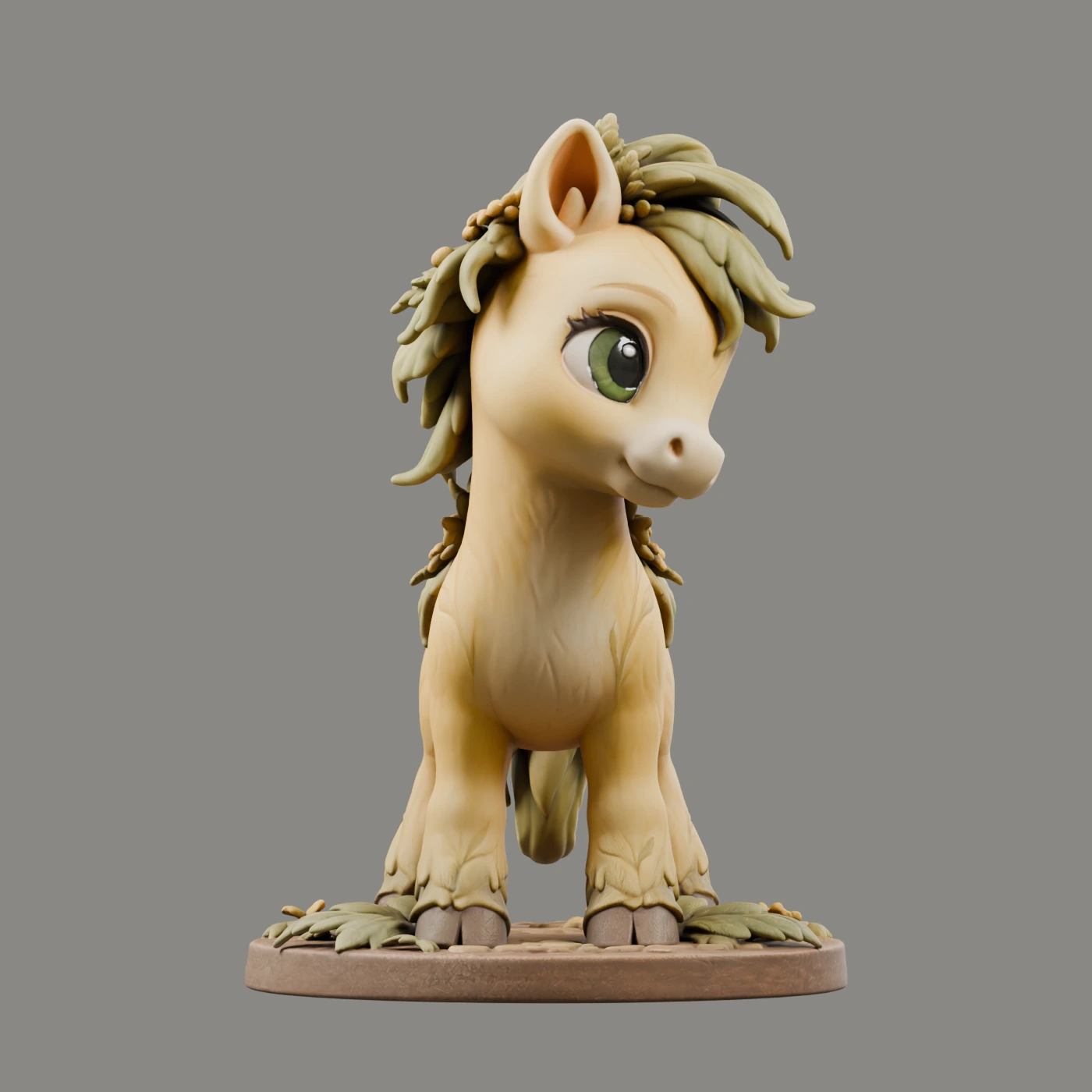 Ragworts Pony · Blättermähne · Ansicht 2