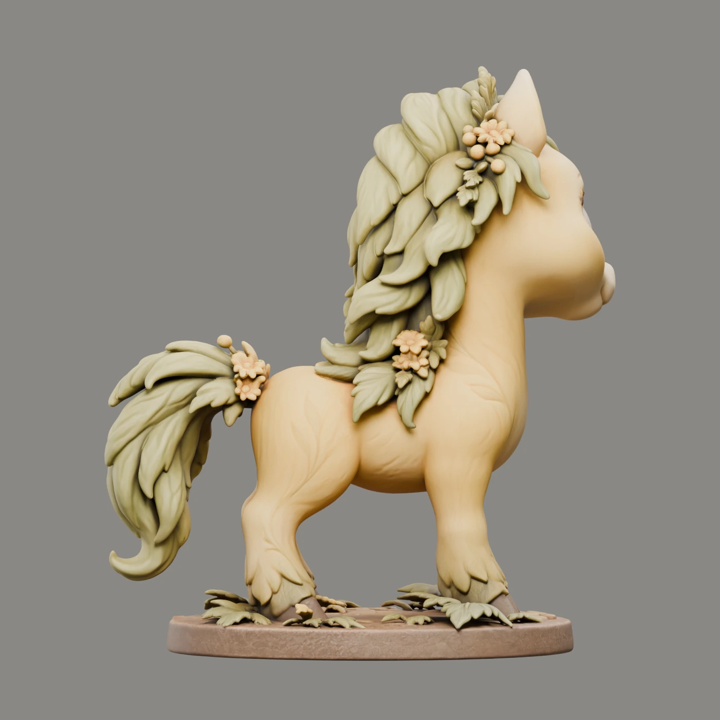Ragworts Pony · Blättermähne · Ansicht 5