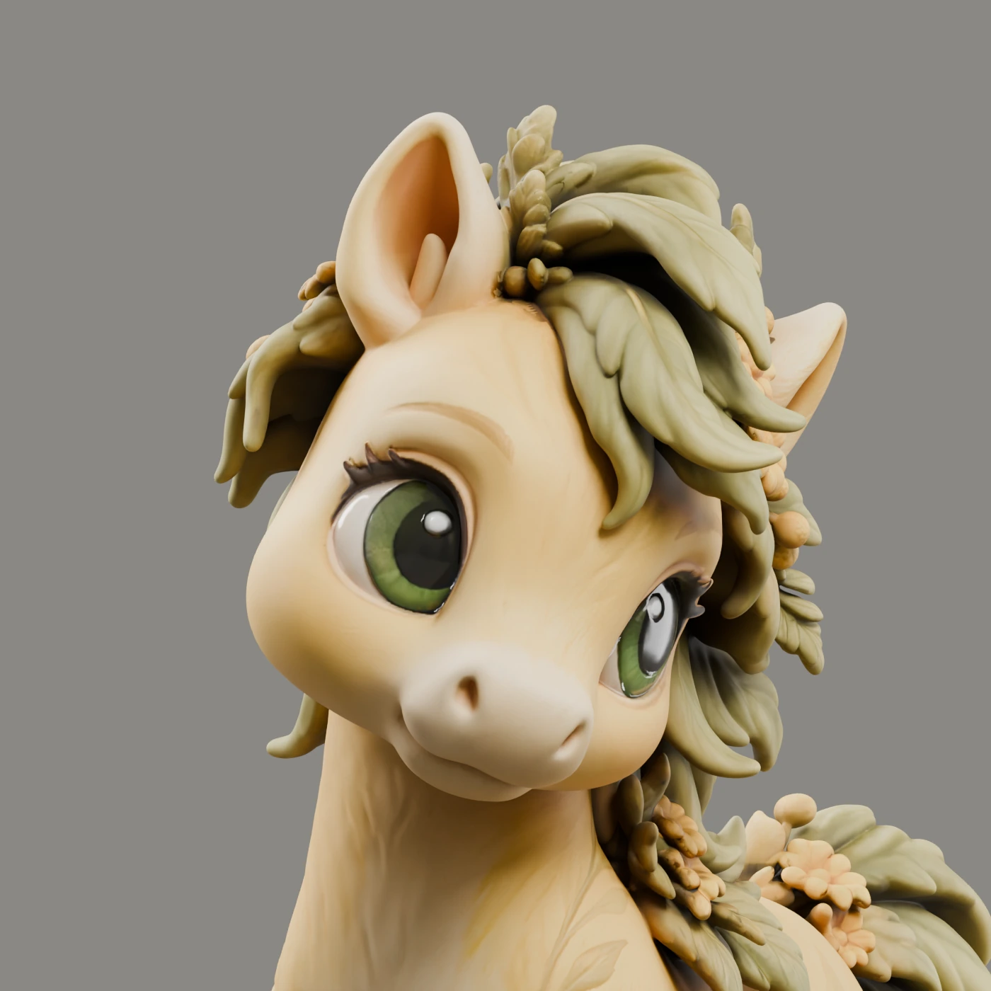 Ragworts Pony · Blättermähne · Ansicht 6