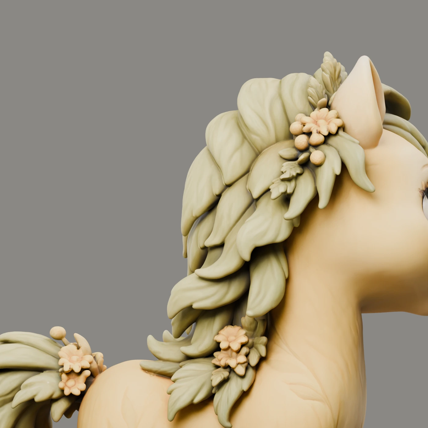 Ragworts Pony · Blättermähne · Ansicht 7