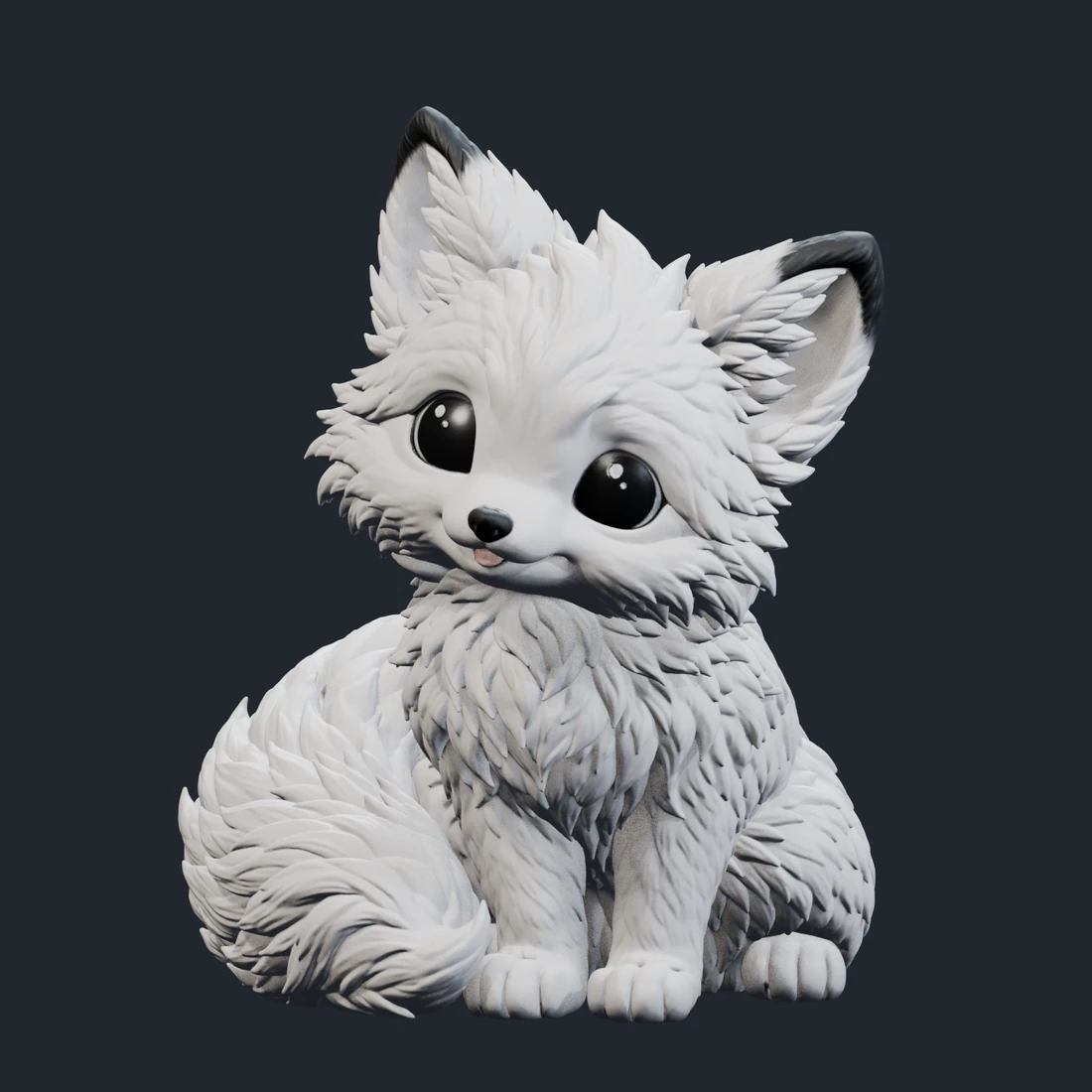 Onyx · little white fox · 3D
