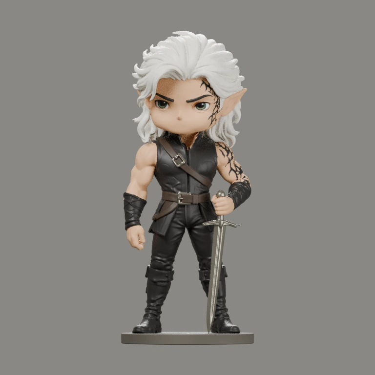 Rowan Whitethorn · Silber und Tinte · Ansicht 1