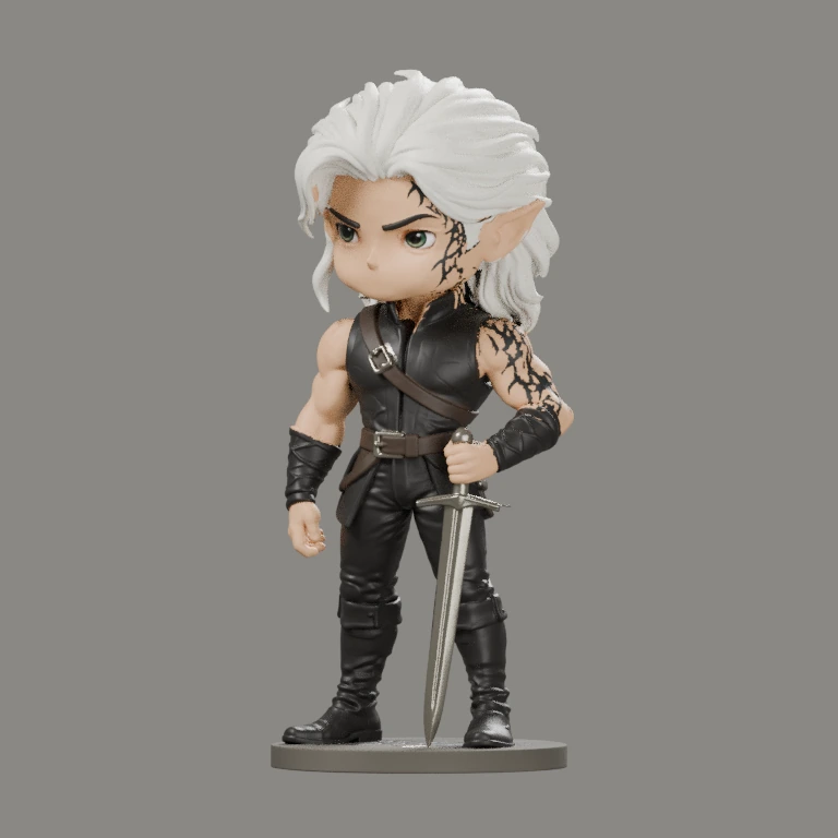 Rowan Whitethorn · Silber und Tinte · Ansicht 2
