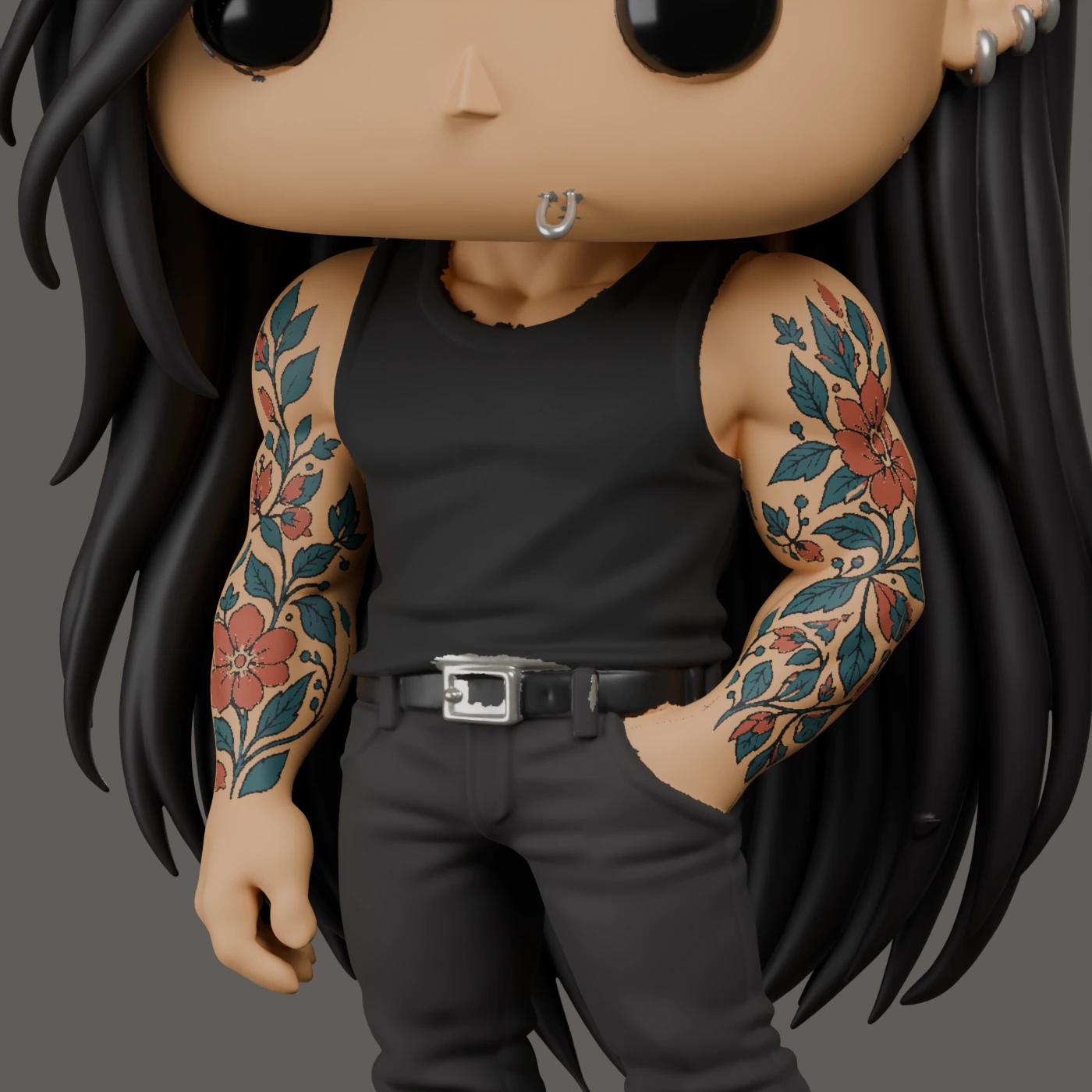Ruhn Danaan · Tattoos und Piercings · Ansicht 8
