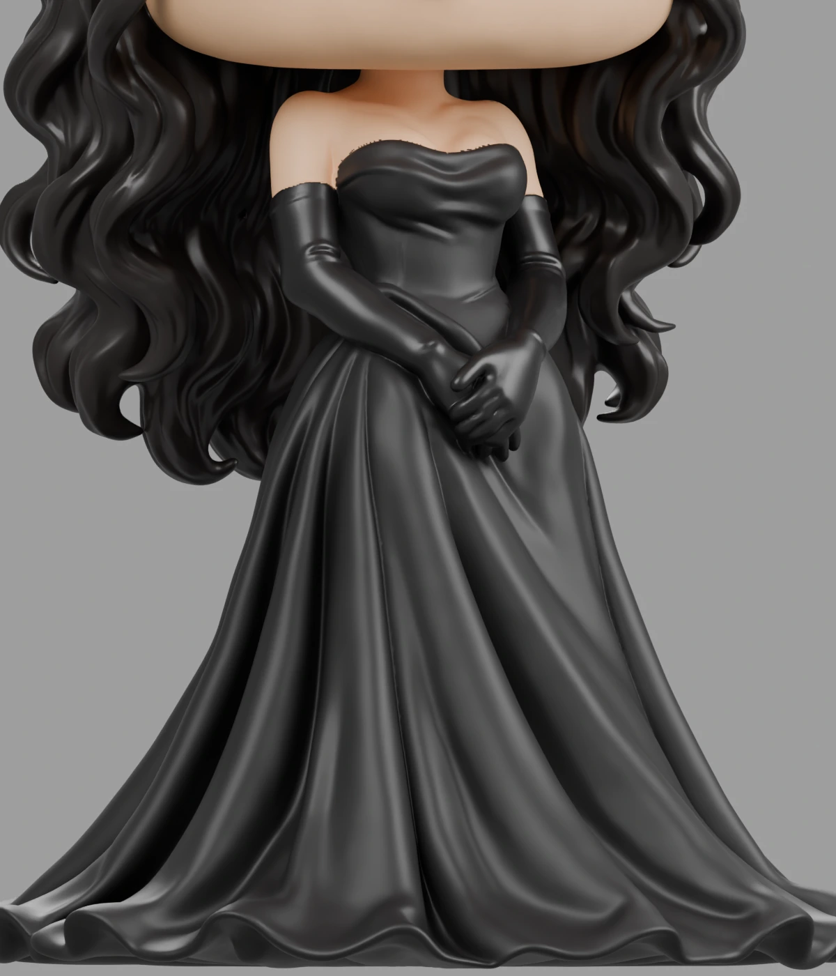 Saeris · Schwarzes Kleid · Ansicht 7