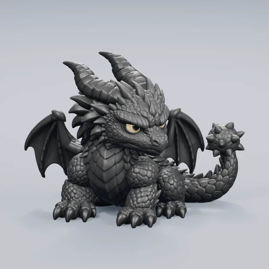 Tairn · chibi · 3D