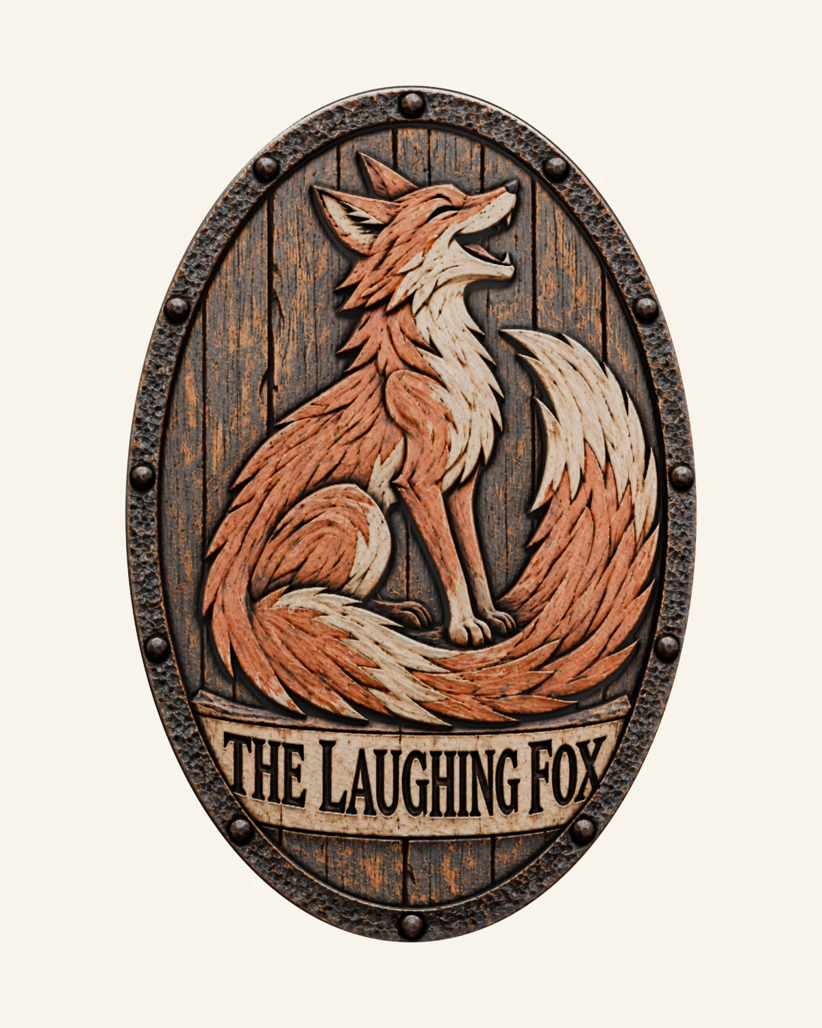 The Laughing Fox · Wirtshausschild · Ansicht 3