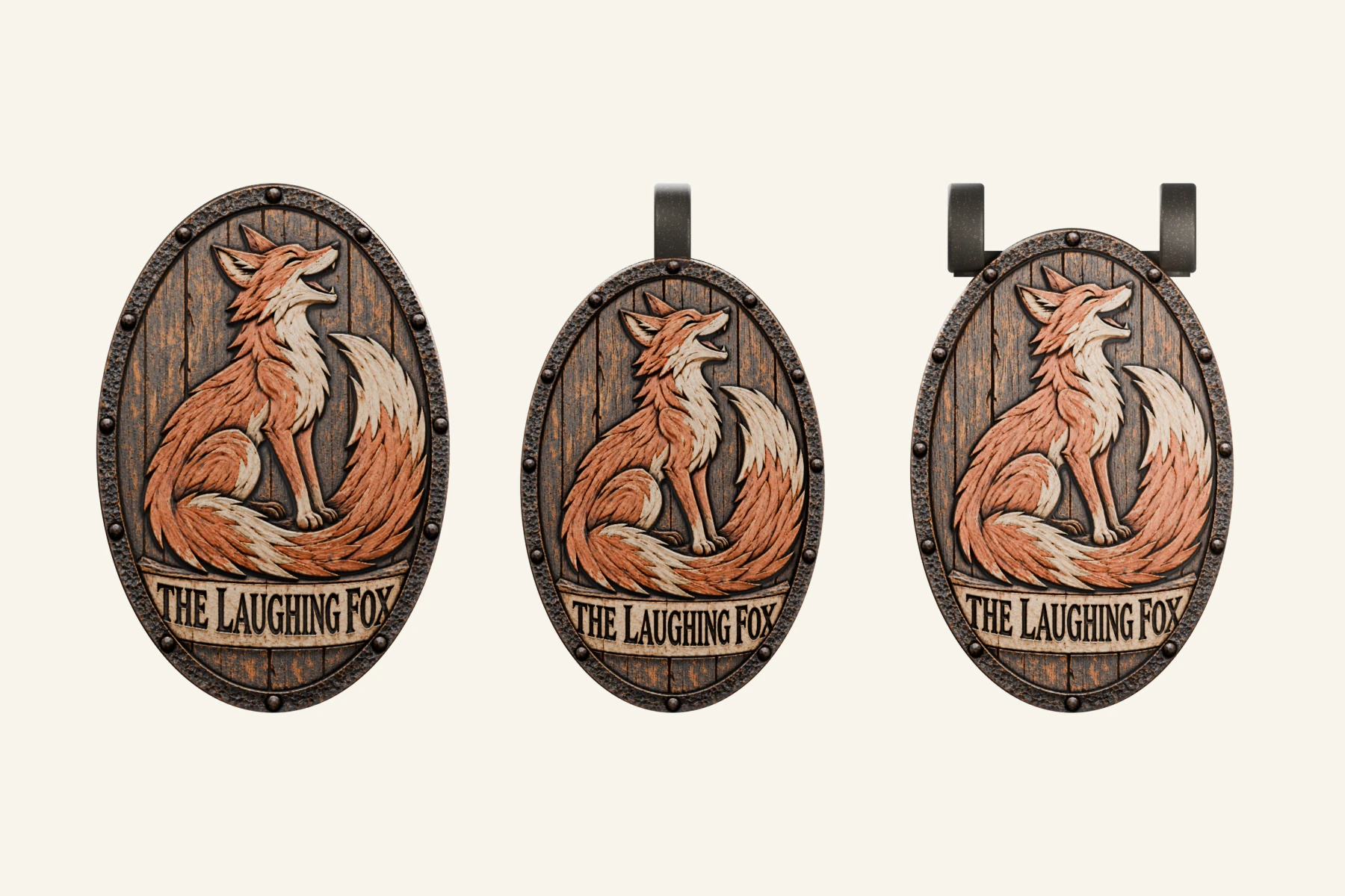 The Laughing Fox · Wirtshausschild · Ansicht 2
