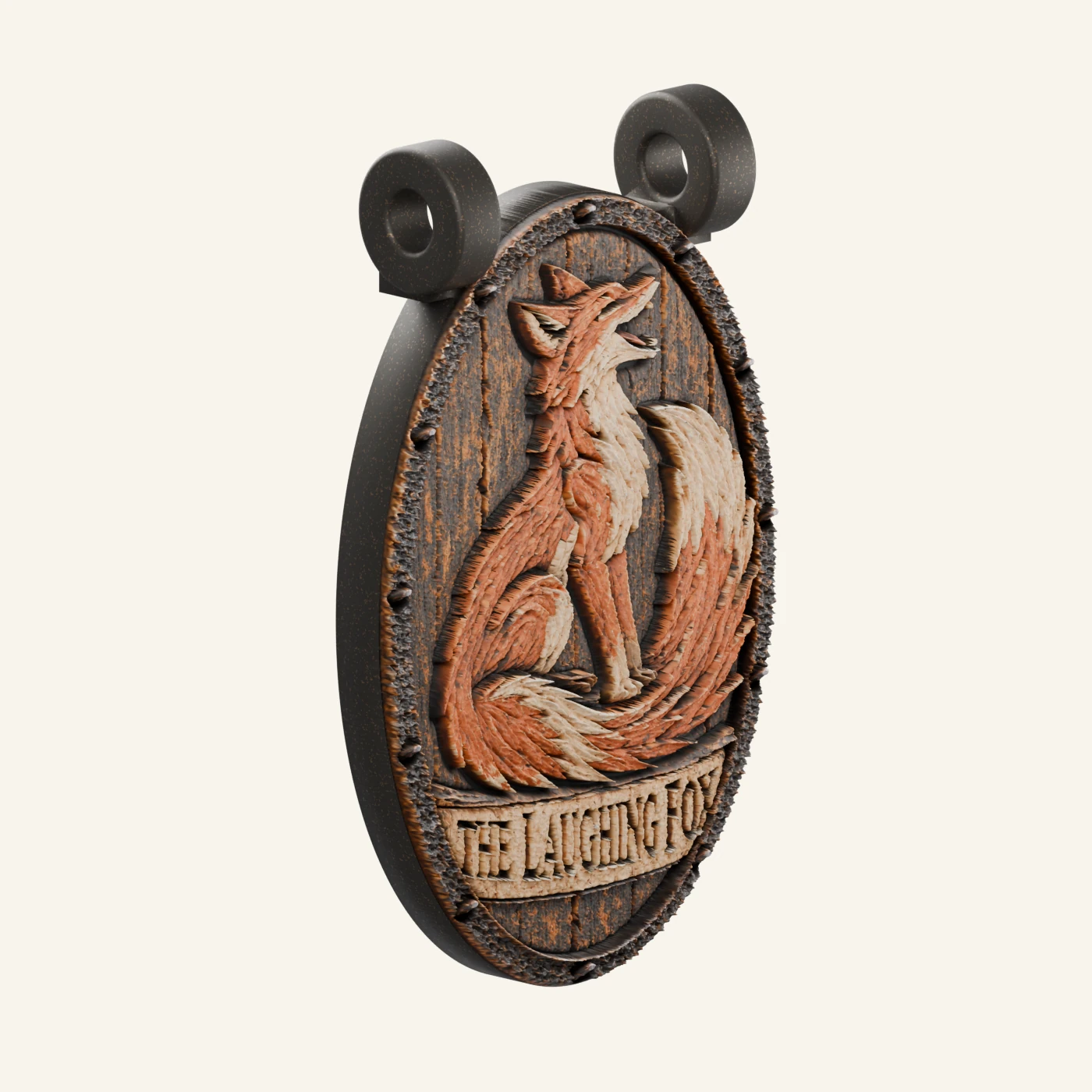 The Laughing Fox · Wirtshausschild · Ansicht 6