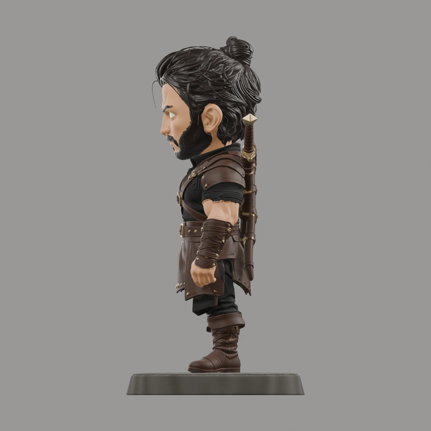 Wilder Hawthorne · Chibi mit zwei Schwertern · Ansicht 5
