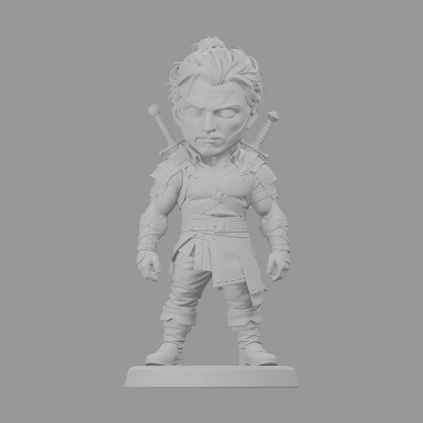 Wilder Hawthorne · Chibi mit zwei Schwertern · Ansicht 12