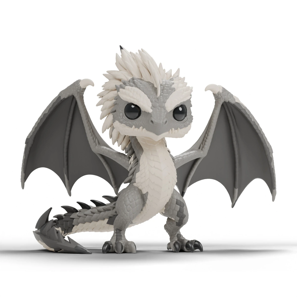 Wyvern · Erhobene Flügel · Ansicht 1