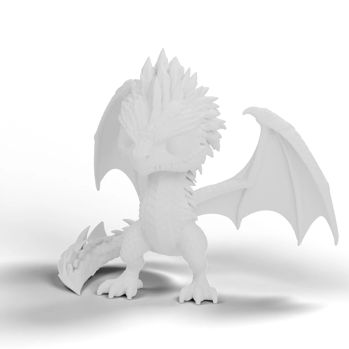 Wyvern · Erhobene Flügel · Ansicht 10