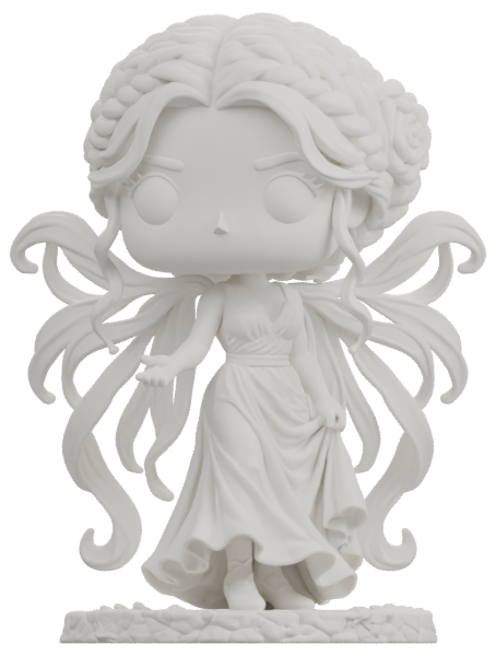 Este · Funko-Stil · Modellvorschau für den Resindruck